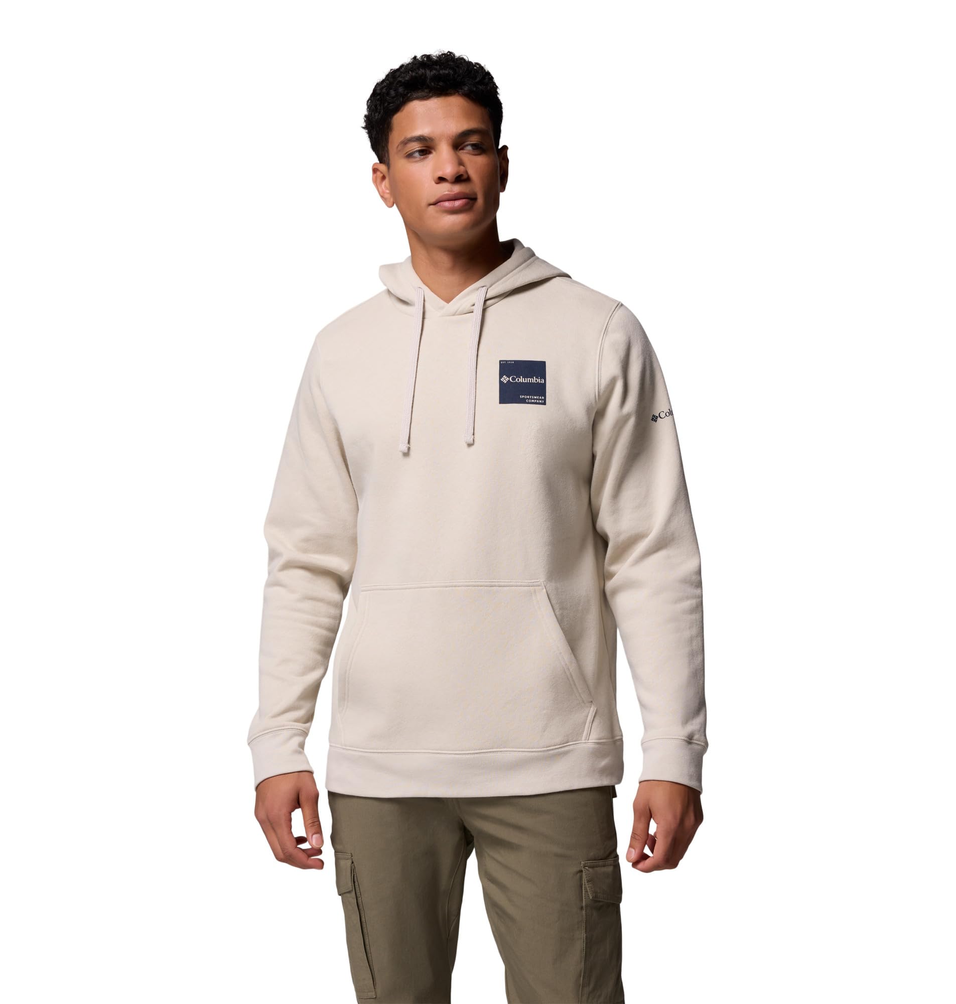 Columbia Mens Trek Long Sleeve Hoodie, Dark Stone/Boxy Brand, 3X Image Columbia Mens Trek Long Sleeve Hoodie, Dark Stone/Boxy Brand, 3X Image