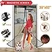 Magnetic Screen Door 34''x82'',Mosquito Patio Screens Magic Door Mesh,PLUSARGENT Sliding Screen Door with Full Frame Velcro French Back Door Curtain Keep Fly Bug Out
