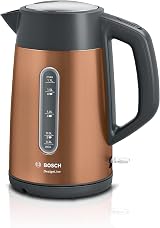 Bosch DesignLine Plus Stainless Steel Cordless Kettle 1.7 L 3000 W
