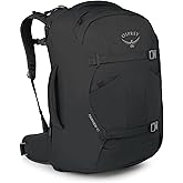Osprey Fairview 40L Women's Travel Backpack, Black OS | carry on bag, laptop sleeve, personal item, work school travel, carry on travel, flight friendly, toiletry kit, Black color