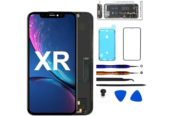 Fixerman for iPhone XR Screen Replacement 6.1 inch,LCD Display Touch Screen Digitizer Assembly with Repair Tools - Model A198