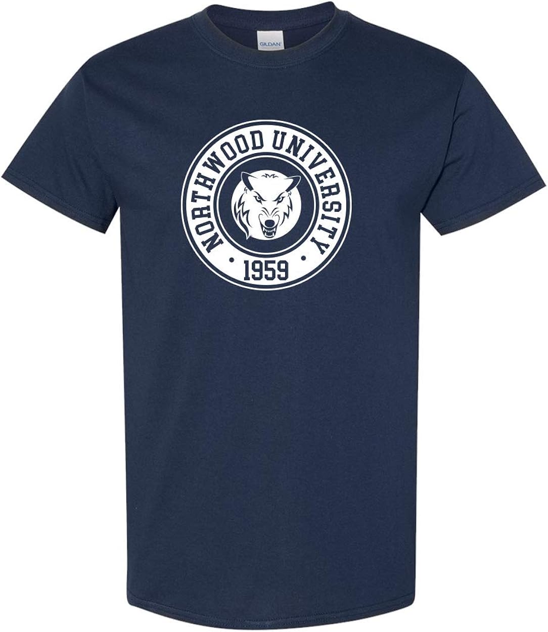 CreateMyTee Northwood University Circle One Color TShirt