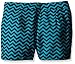 Kanu Surf Girls' Sassy UPF 50+ Quick Dry Beach Coverup Boardshort, Alexa Blue Chevron, Large (12/14)