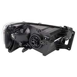 TRQ 2 Piece Headlight Assembly Set Halogen Driver