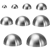 9 Sizes Stainless Steel Half Round Pottery Molds, Ceramic Top Tool, Pottery Plate Press Tool for Making Pottery Bowls and Plates (Sliver)