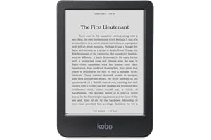 Kobo Clara BW | eReader | 6” Glare-Free Touchscreen with ComfortLight PRO | Dark Mode Option | Audiobooks | Waterproof | 16GB of Storage | Black