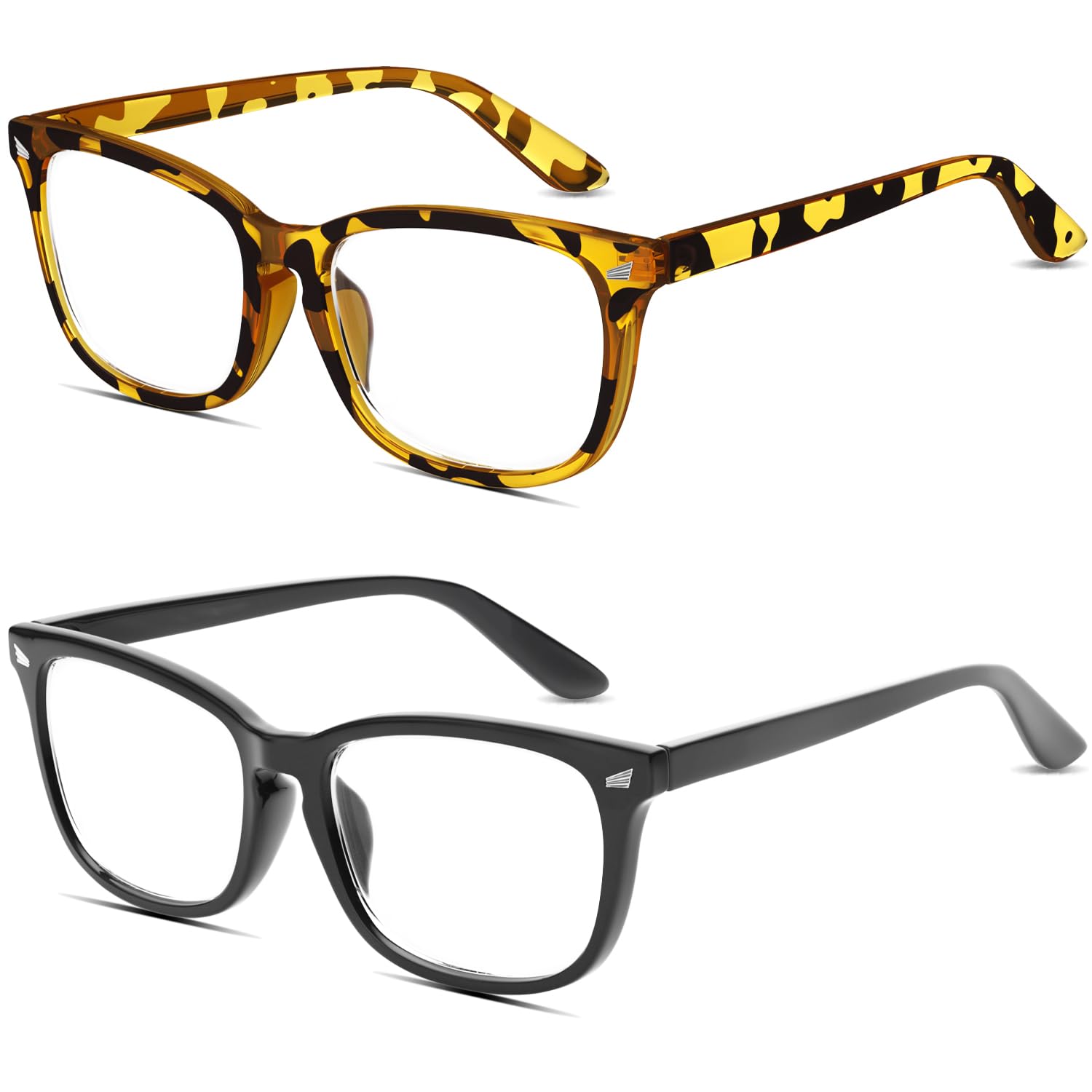 COOLOO Blue Light Blocking Glasses, Gaming Computer Glasses Anti Glare Headache Eyes Strain Glasses with Blue Light Filter, Super Light Weight Fashion