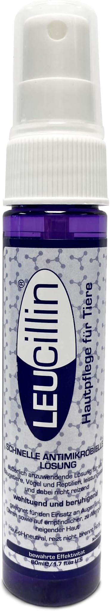 Leucillin GRAU Antiseptic Spray 60 ml All Mammals pH Neutral