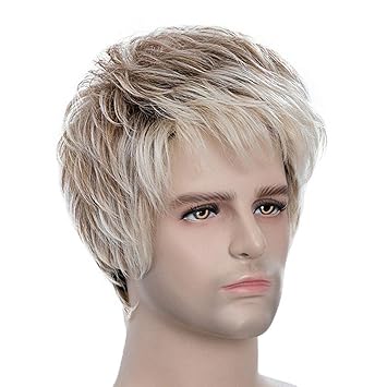 Electroprime Cool Pixie Cut Male Short Straight Hair Men Daily