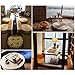 Eshow Japanese Straw Cushion Tatami Floor Cushion Japanese Style Handcratfed Wicker Mat Futon Flat Meditation Cushion Zabuton Japanese Floor Pillow Eco-friendly and Breathable
