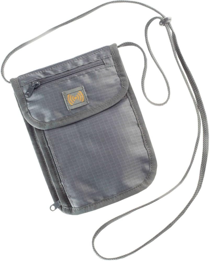 Smooth Trip RFID Blocking Neck Wallet with CoolMax & Agion Antibacterial Protection