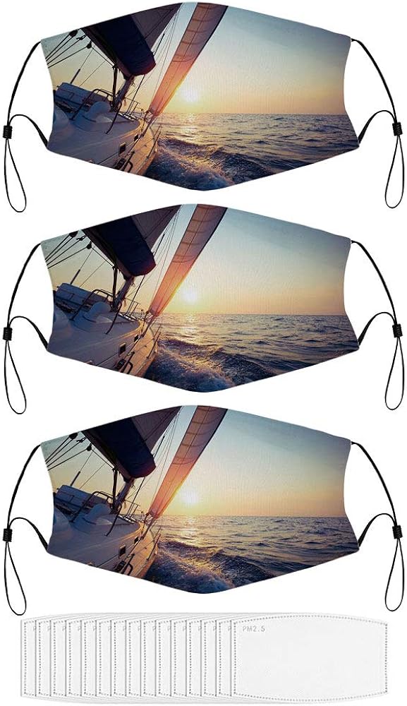 No99596 Sail Boat Face Mask Portable for Unisex Adult Amazon.ca