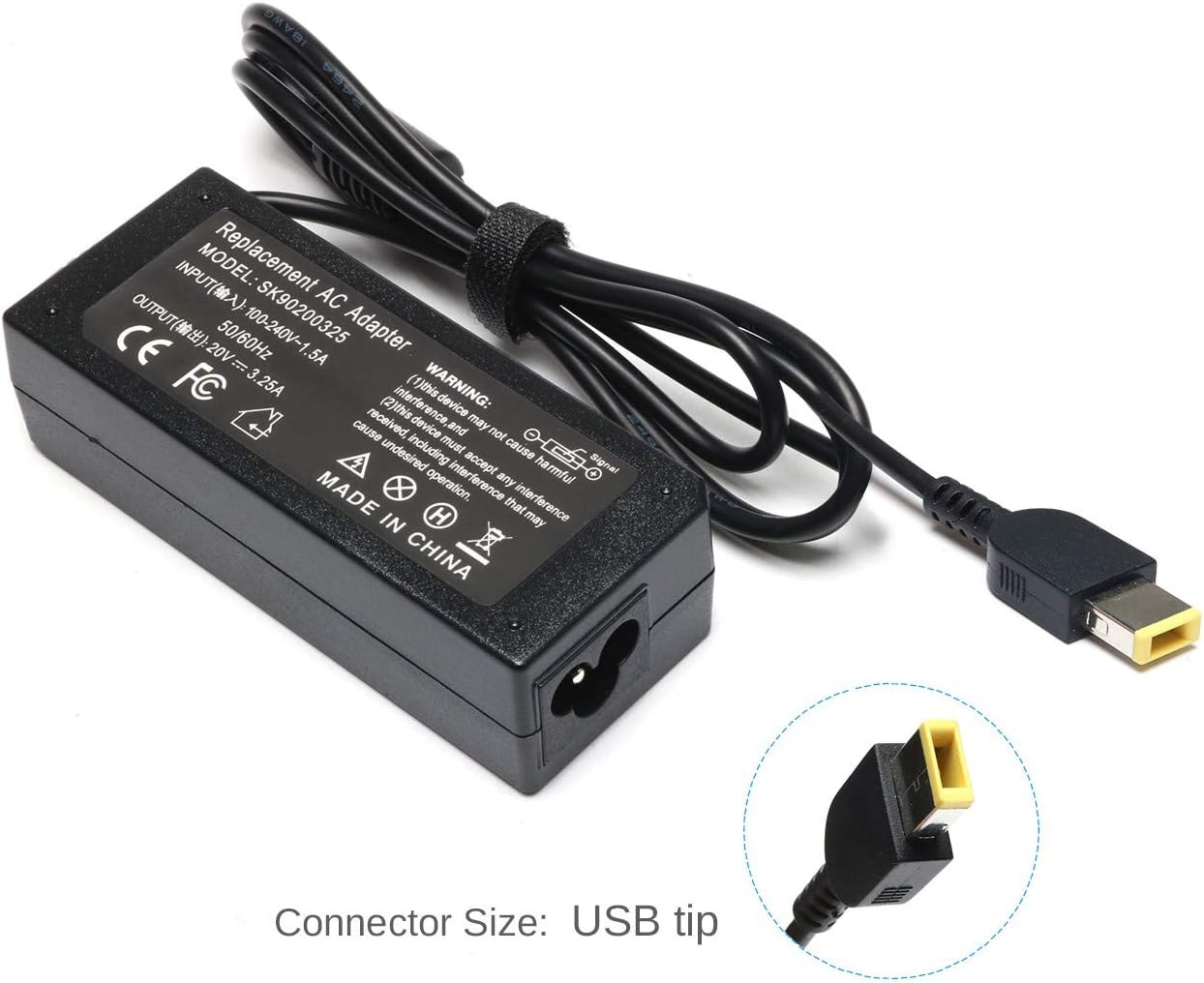 65W Type-C AC Adapter Charger for Lenovo PA-1650-46 SA10M13945 01FR024 01FR028 7