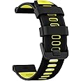 U-LIMVE Watch Band for Garmin Forerunner 965/Forerunner 955/Forerunner 945/Forerunner 935, Soft Silicone 22mm Replacement Bands