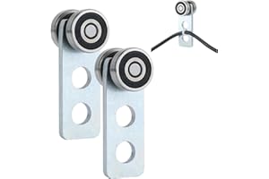 Fuperoo 2Wheel Trolley Assembly Rollers.Bearing Trolley Assembly.The top of The Trolley has Room for Set Screws, Allowing The use of a 1-5/8" high Strut Channel to Save on Construction Costs.