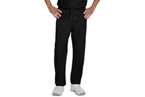 Landau Essentials Unisex Relaxed Fit 1-Pocket Drawstring Scrub Pants 7602