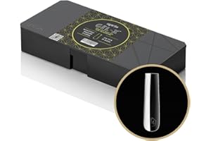 APRÉS Apres Gel-X Sculpted Box of Nail Tips, 14 Sizes 00-9, Soft Gel Tip Box (210pcs) (Sculpted Square Extra Long, 210)