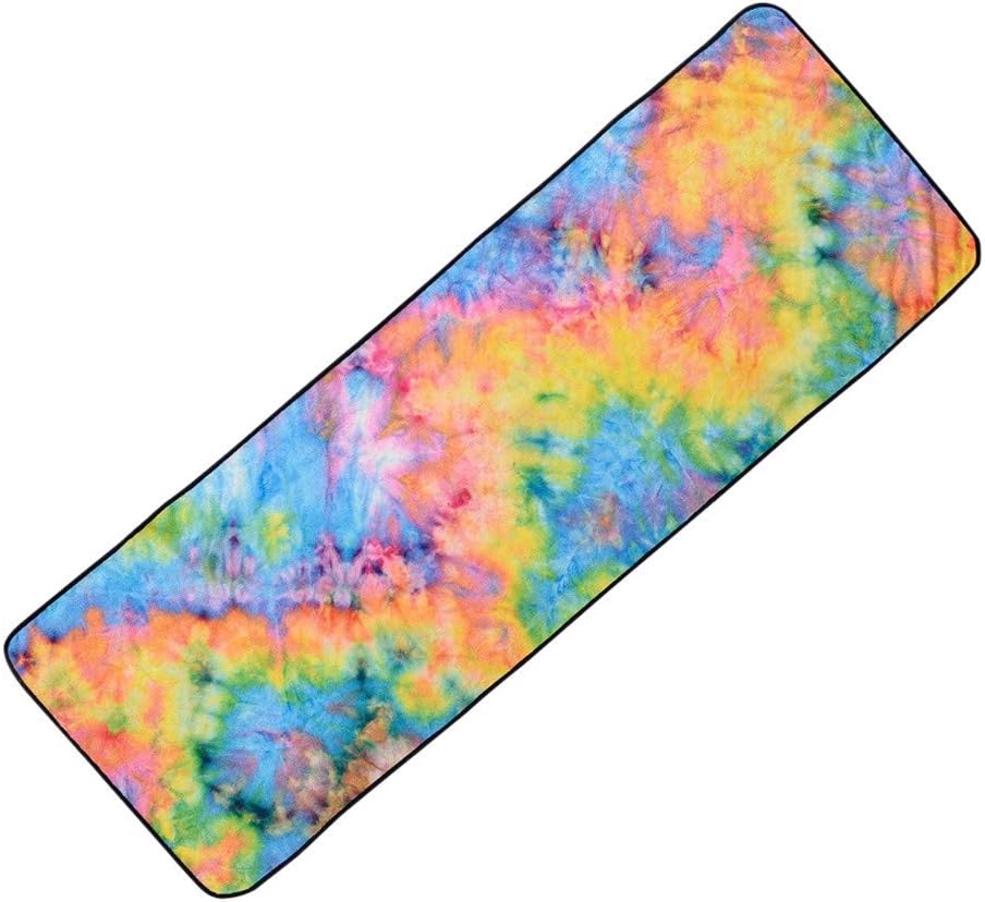 LODDD Yoga Mat Classic Mat Eco Friendly Non Slip Towel Ultra Absorbent Soft-Perfect Microfiber Hot Yoga Towel for Fit Exercise Fitness Mat Yoga Pilates Mat