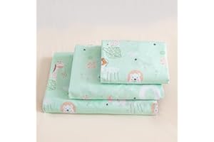 LONAVA Full Size Kids Sheets Set - 4 Piece Set Wrinkle Free Hotel Luxury Oeko-TEX Sheets and Pillowcases Set, Silky Soft Microfiber, Breathable and Elastic, 15-Inch Deep Pockets, Starry Zootopia