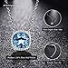 Alantyer Birthstone Necklace Made with Square Swarovski Crystal for Women and Girls,Aquamarine (March Birthstone)