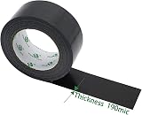 BOMEI PACK Black Duct Tape 3 Rolls 48mm x 32m Reinforced Cloth Water Resistant view 7