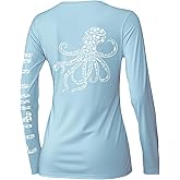 Palmyth Womens Fishing Shirt UPF 50 Sun Protection Long Sleeve T-Shirt