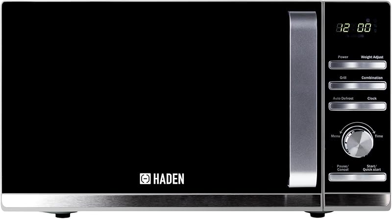 Haden 20L Microwave Oven & Grill 800W/900W - 5 Power Levels, Child Lock