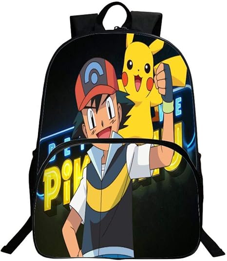 Amazon Co Jp キッズバッグ プライマリ中学校バッグキッズリュック3dプリント探偵ピカチュウ通学6 12 A 16インチ歳の子供のための Color E Size 16 Inches ホーム キッチン