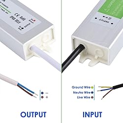iCreatin 12V60W LED Driver Waterproof IP67 Power