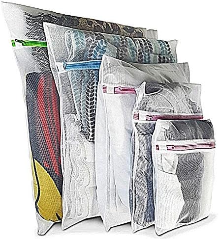 5 Bag Mesh Laundry Sorter| Storage For Clothes| Lingerie Bras Underwear By LiRose