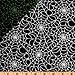 Timeless Treasures Spider Web Glow-in-the-Dark Black Fabric By The Yard