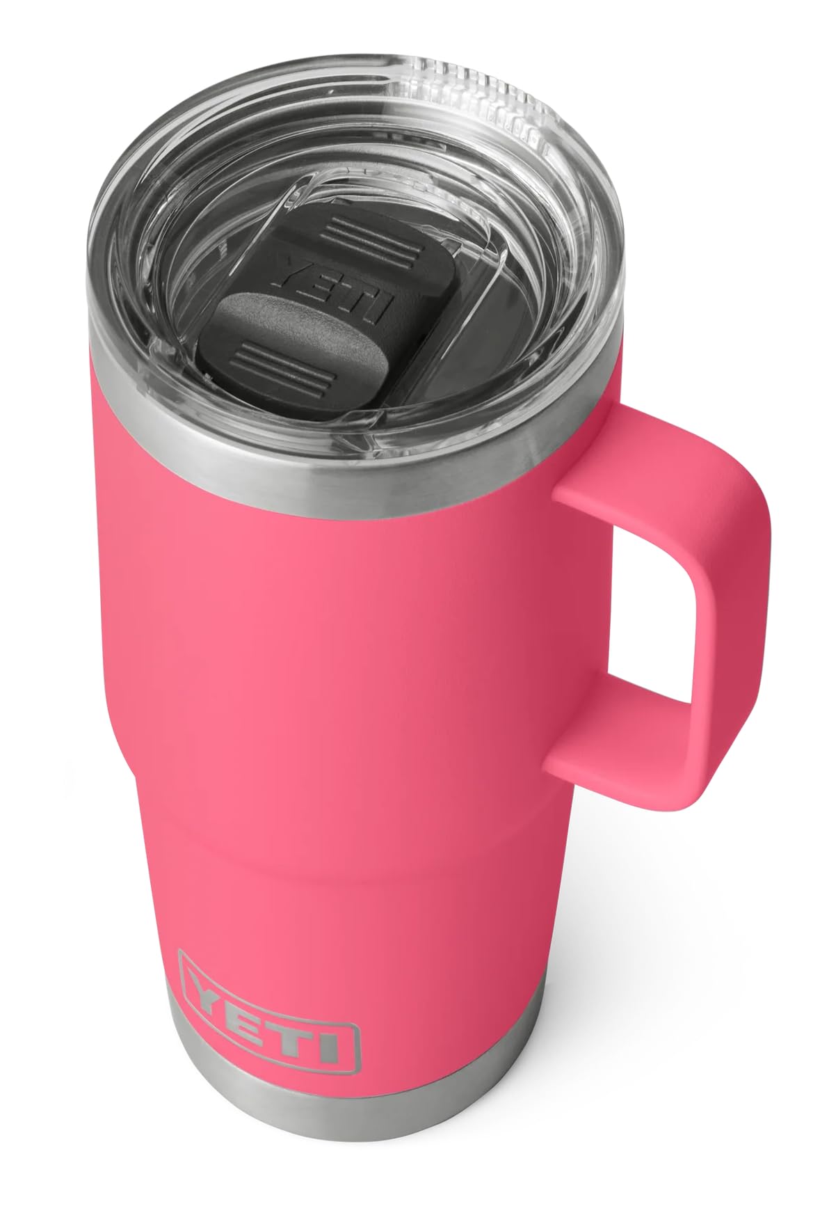YETI Rambler Travel Mug, Stainless Steel Vacuum Insulated with Stronghold Lid, Tropical Pink, 20 oz (591 ml) — image 1