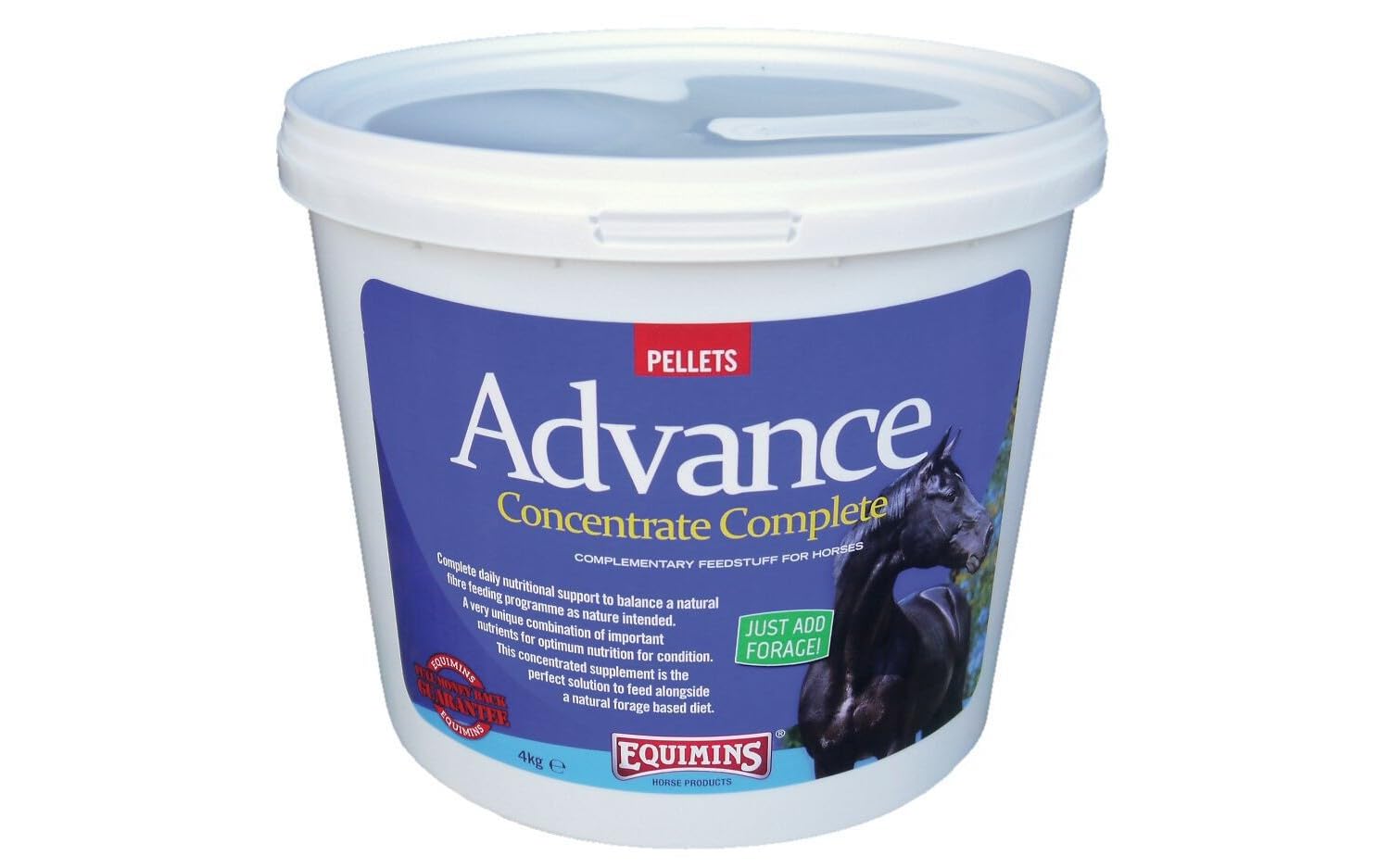 Trilanco Equimins Advance Concentrate Complete Pellets - Clear, 4 kg