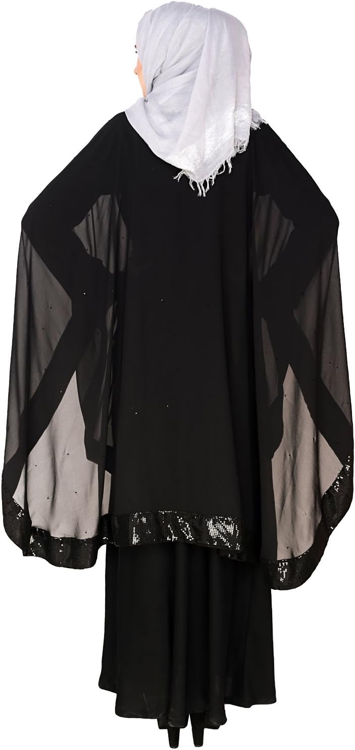 Modest Forever Black Cape Abaya