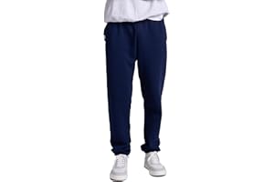 Russell Athletic Men's Dri Power Fleece Elastic Bottom Sweatpants, Relaxed Fit, Moisture Wicking, with or Without Pockets