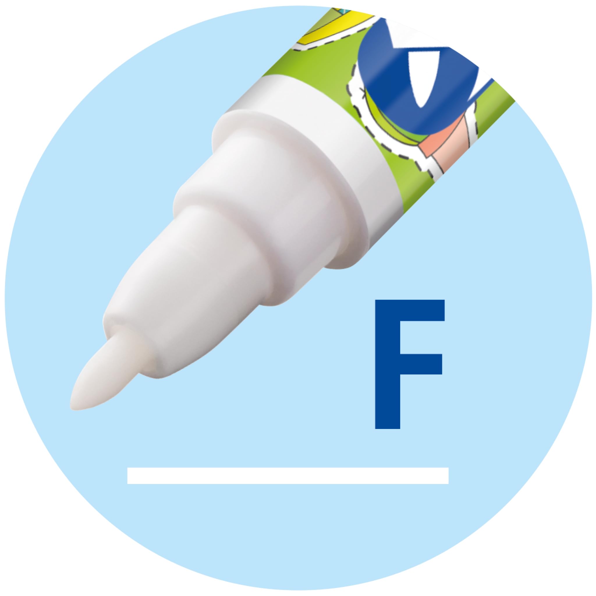 Pelikan Super Pirat, Tintenkiller zum Löschen und Überschreiben, Strichstärken F (fein) + B (breit), 6 Stück 3