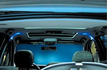 Hypersonic® HP2295 SET 2Stück Dimmbare Universelle LED Leuchten BLAU Innenlampe Auto Zusatzbeleuchtung Leseleuchte Innenraumb