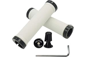 PLATT Bicycle Handle Bar Grips Colorful Rubber Bike Grips Comfortable Bicycle Grips for BMX/MTB Bikes