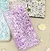 iPhone 6 Plus/6S Plus Case(Not for iPhone 6/6S),Blingy's New Cool Flowing Liquid Glitter Style Plastic Hard Case for Apple iPhone 6 Plus/6S Plus (Hearts with Purple Glitter)