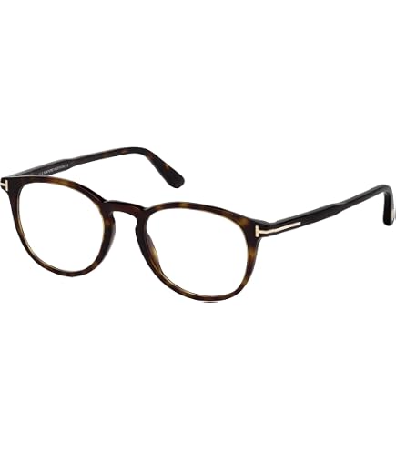 Amazon.com: Tom Ford Oval Eyeglasses TF5401 020 Transparent Gray
