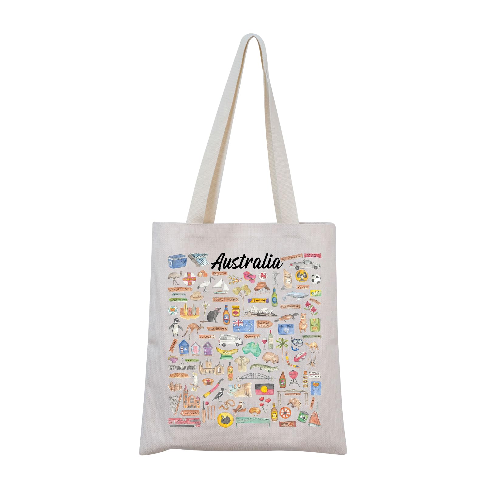 Australia Travel Tote Bag For Traveler - Welcome to Australia - Aus-Tra-Lia Tote