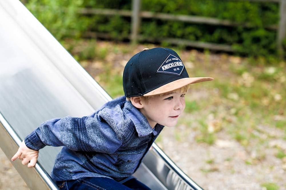 Born to Love Baby Boy Infant Trucker Sun Hat Toddler Baseball Cap White and Blue Lightning Hat: Clothing