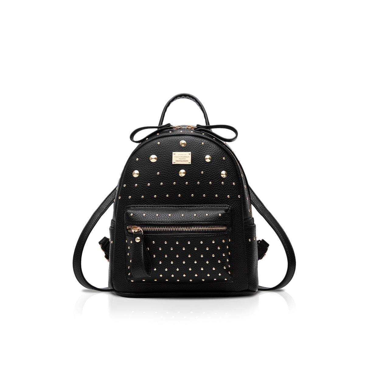 NICOLE&DORIS Backpack Bag Rucksack Women Fashion Daypack Small Backpack for Girls Casual School Bag Travel Shoulder Bag Black