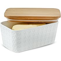 Beurrier, 250g Boite Beurre, Boite à Beurre Avec Couvercle Et Couteau à Beurre, Récipient à