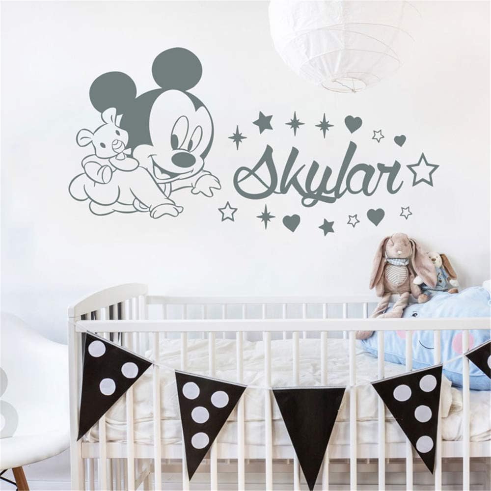 Stickers Muraux Personnalis Personnalis Mickey Mouse Nursery 