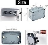 NineLeaf IP66 Waterproof Junction Box 9 Way 125x86x62mm ABS Outdoor Electrical view 7