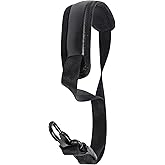 KUWAN Saxophone Neck Strap Soft Sax Leather strap Padded for Alto Sax Tenor Clarinet Baritone