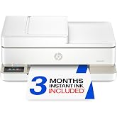 HP Envy 6555 Wireless All-in-One Color Inkjet Printer, Print, Scan, Copy, Duplex Printing Best-for-Home, 3 Month Trial of Instant Ink Included, AI-Capable (C2XR6A) Portobello