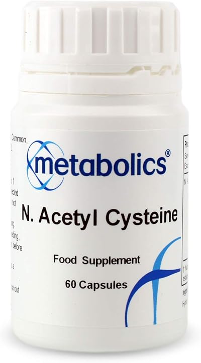 Metabolics N-Acetyl Cysteine Capsules 375mg | 60 Vegan Capsules