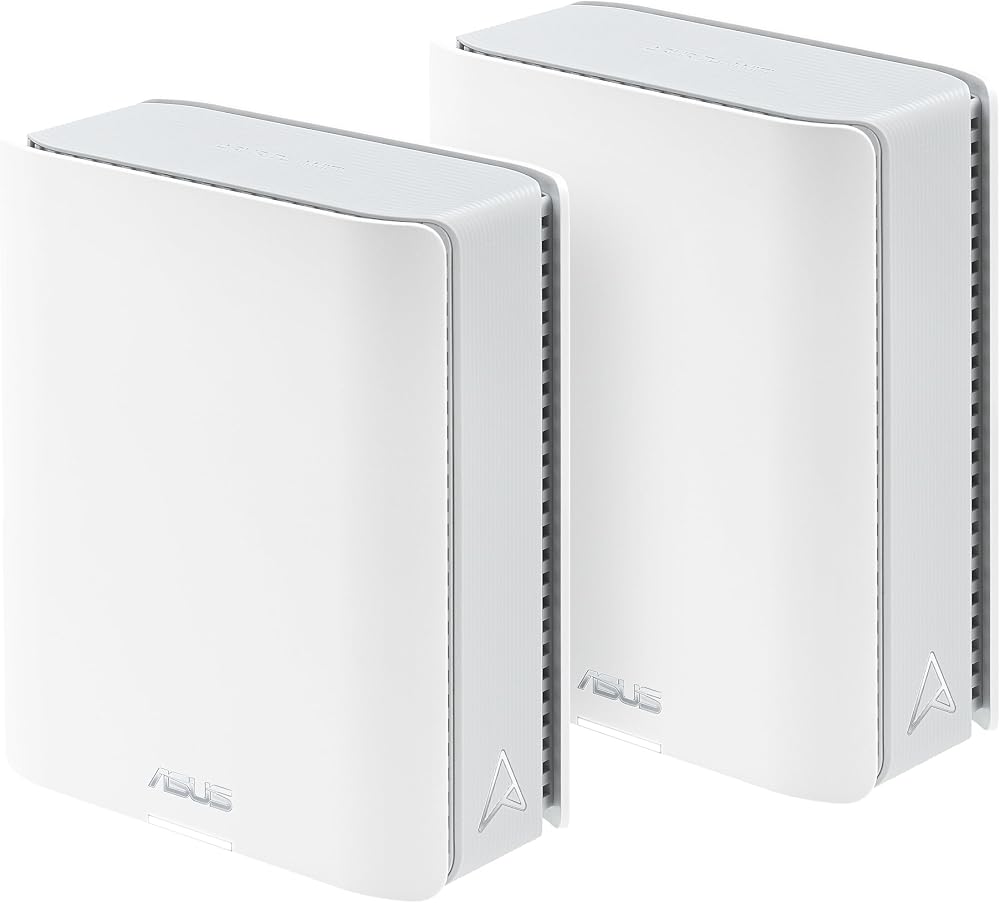 ASUS ZenWiFi BT10 Tri-band WiFi 7 Mesh 18 Gbps 2 Pack Dual 10G Ports